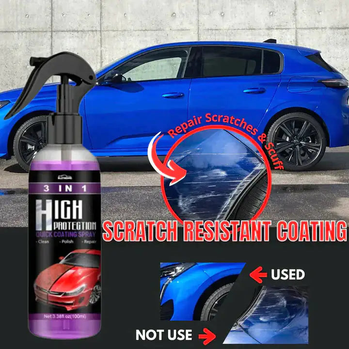 Vehicle 3-in-1 Shine/ Scratch Spray