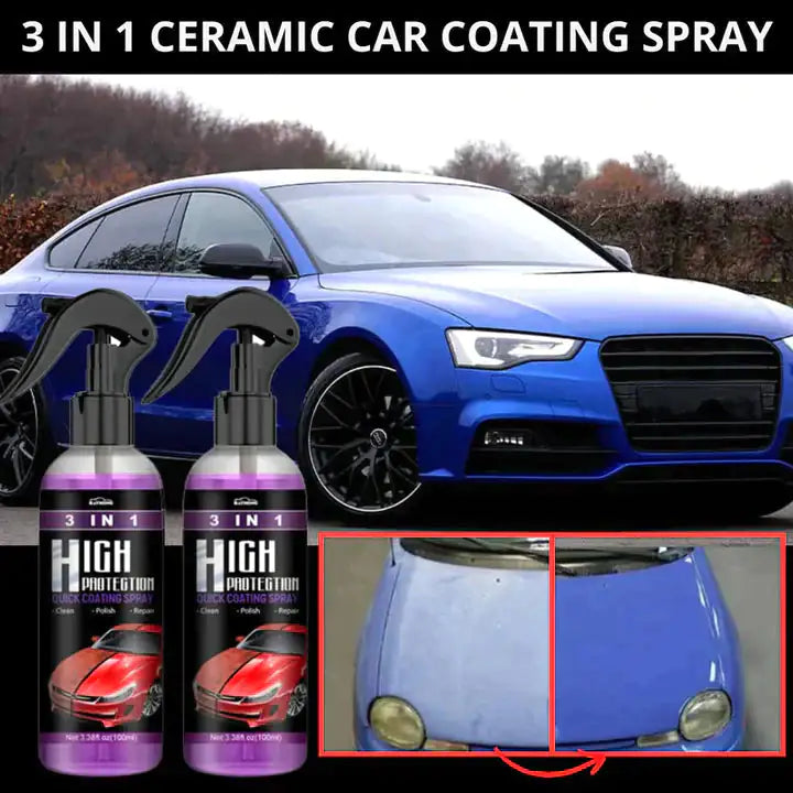 Vehicle 3-in-1 Shine/ Scratch Spray